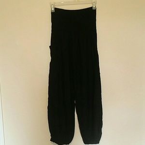 Black Harem Pants
